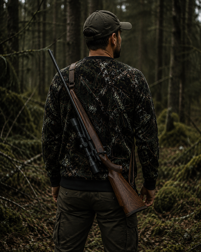 Dark Forest Camouflage Sweatshirt – Waldtarn Outdoor Pullover | EVERMOND